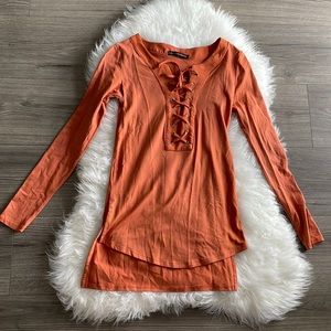 Beautiful orange blouse
